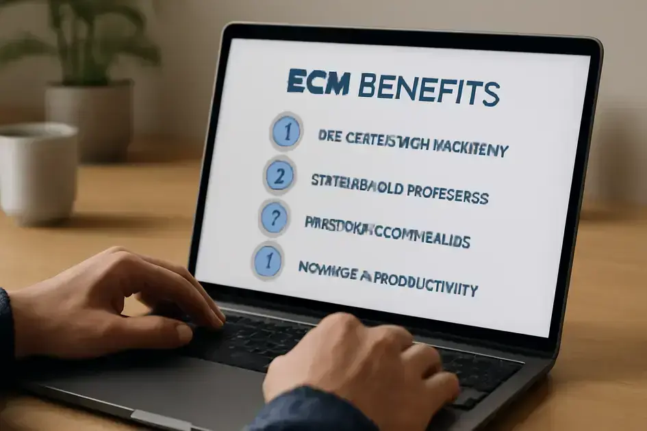 Principais benefícios do software de ecm