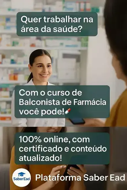 curso de balconista de farmácia gratuito