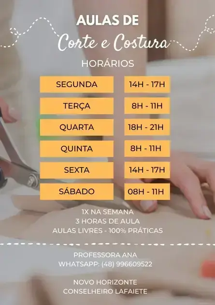 curso de corte e costura sp gratuito