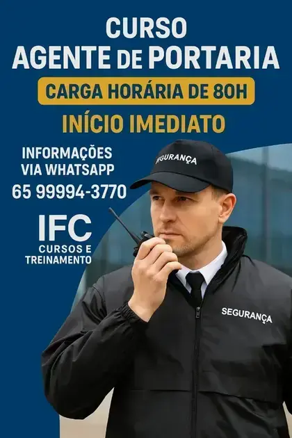 curso de porteiro online grátis com certificado gratuito