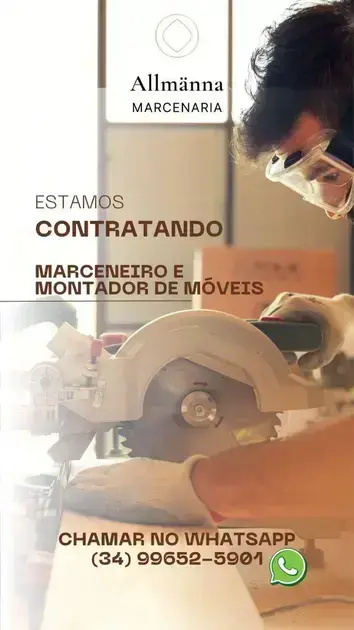 curso gratuito de marcenaria