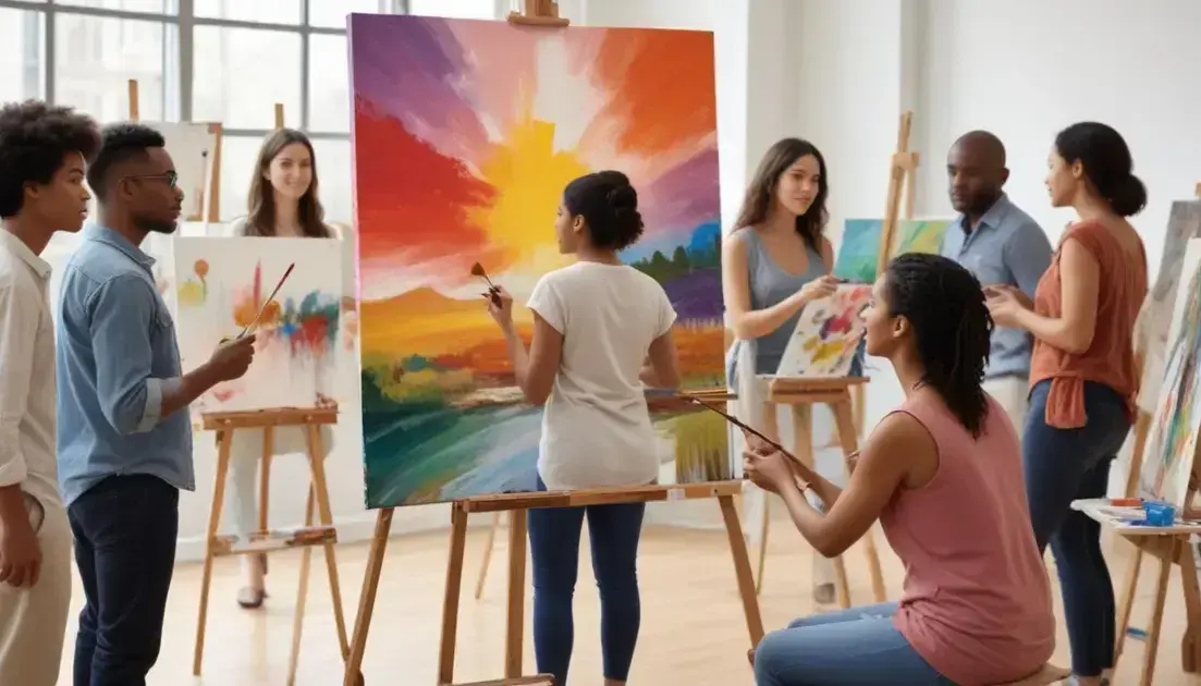 curso gratuito de pintura em tela