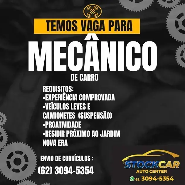 vagas de emprego em aparecida de goiania