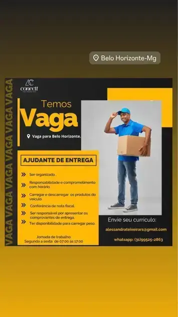 vagas de emprego em belo horizonte