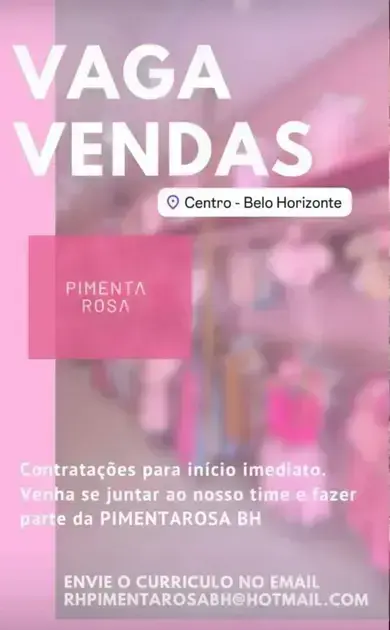 vagas de emprego em bh