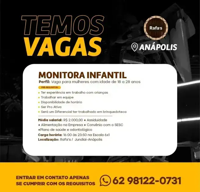 vagas de emprego em goias