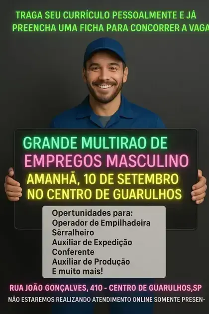 vagas de emprego em guarulhos