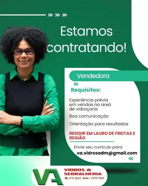 vagas de emprego em lauro de freitas