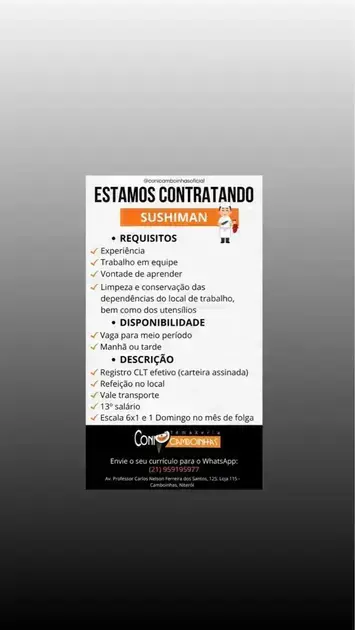 vagas de emprego em niterói