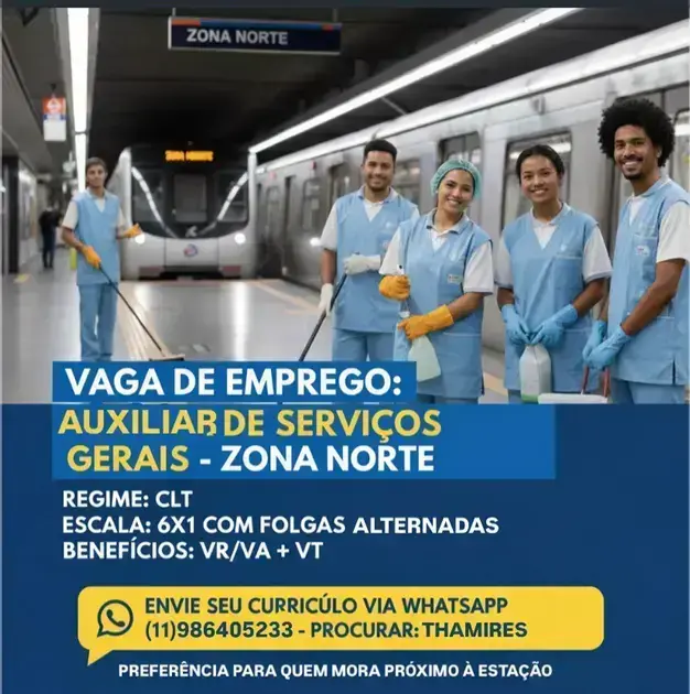 vagas de emprego em zona leste sp