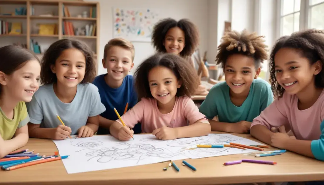 curso de desenho para crianças gratuito