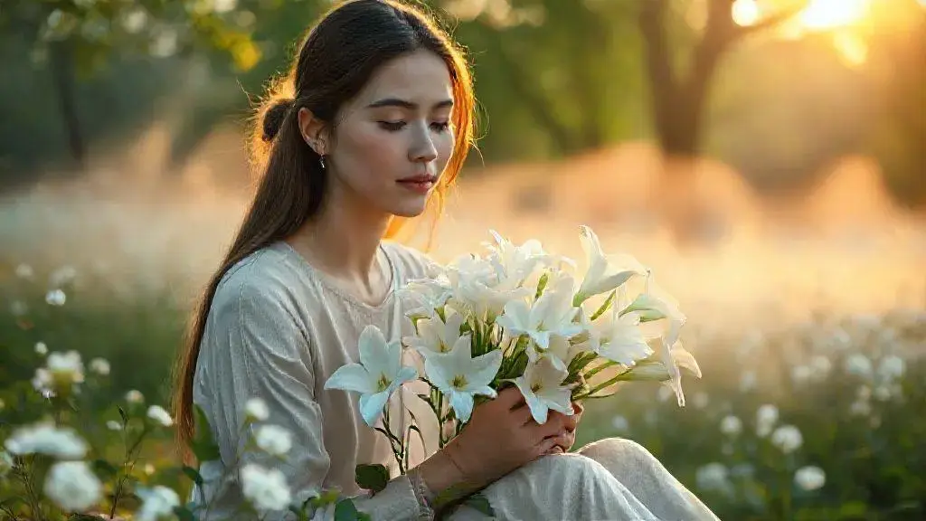 que significa soñar con flores blancas