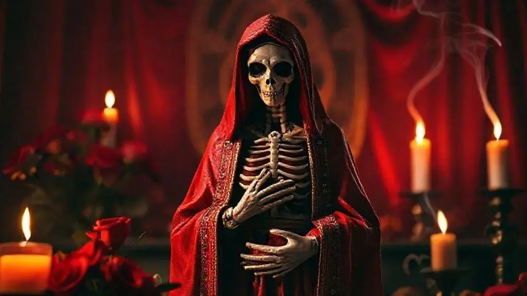 que significa soñar con la santa muerte roja