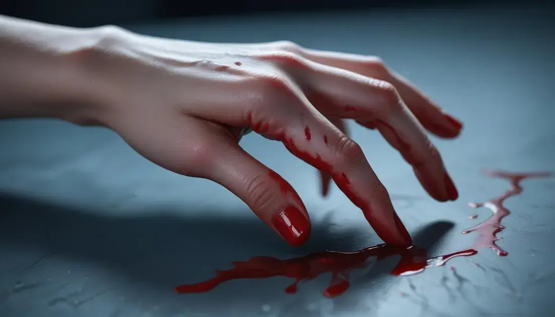 que significa soñar con mucha sangre