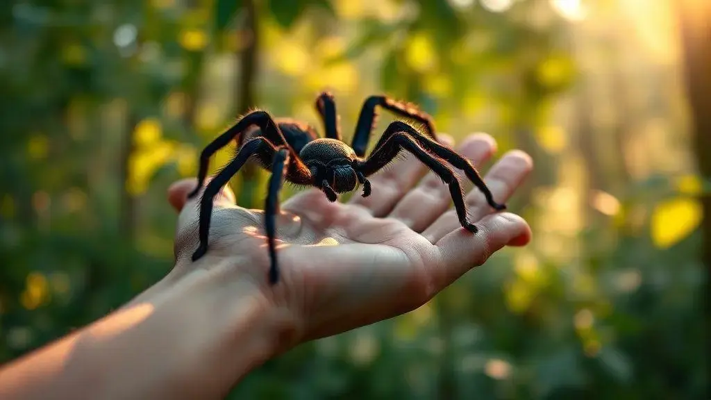 soñar con tarantula negra