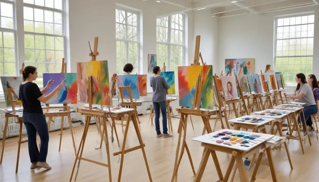 curso de pintura gratuito no senac